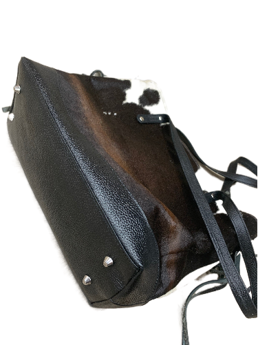 Double Sided Real Cowhide Shoulder Purse