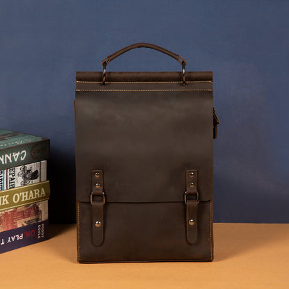 Genuine Leather Professional Backpack