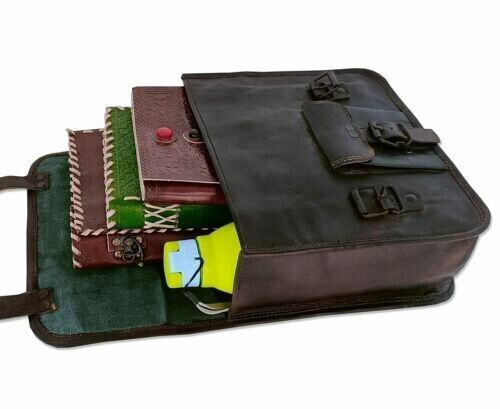 Single Side Leather Motorbike Saddlebag