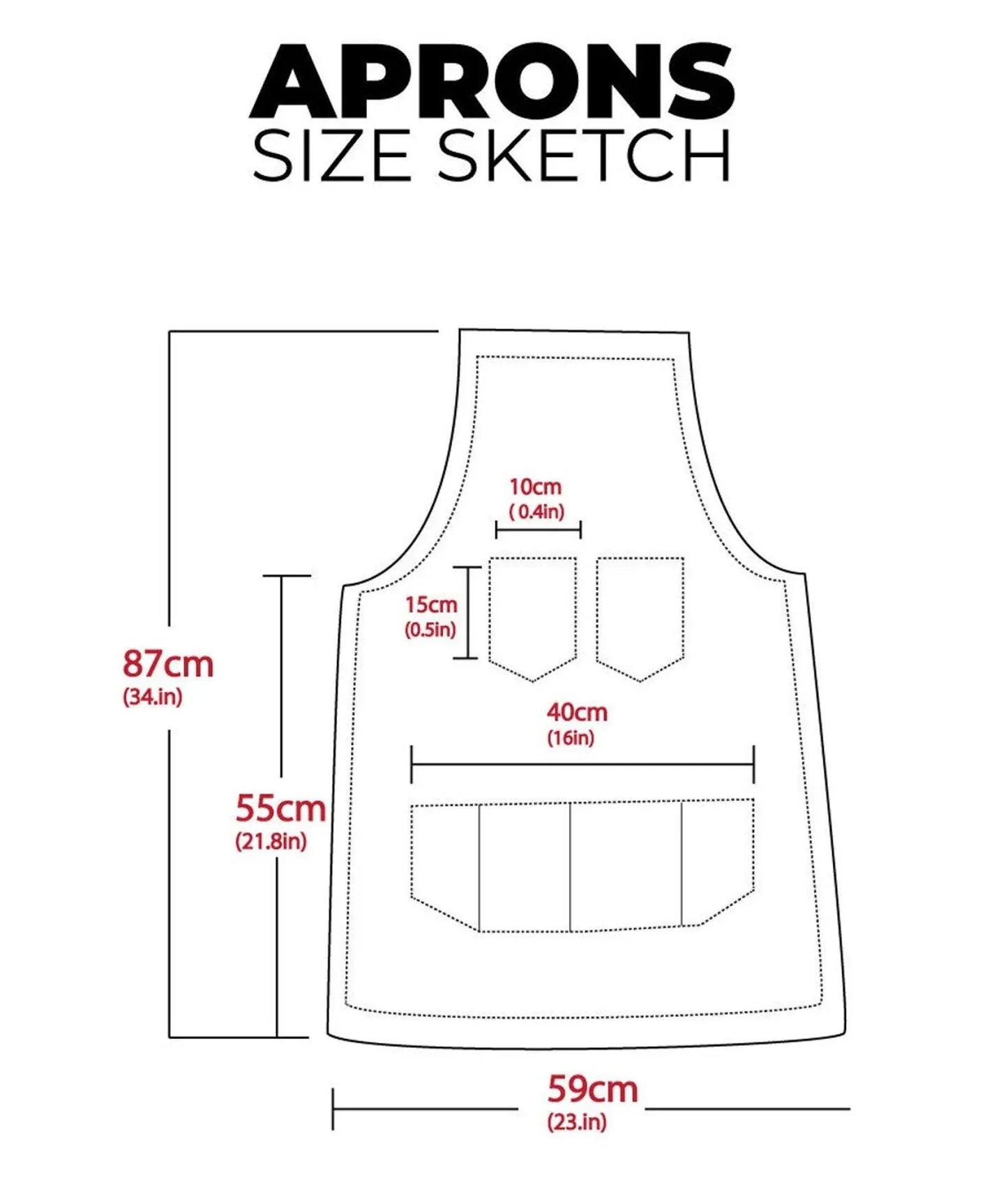 Real Genuine Canvas Leather Apron