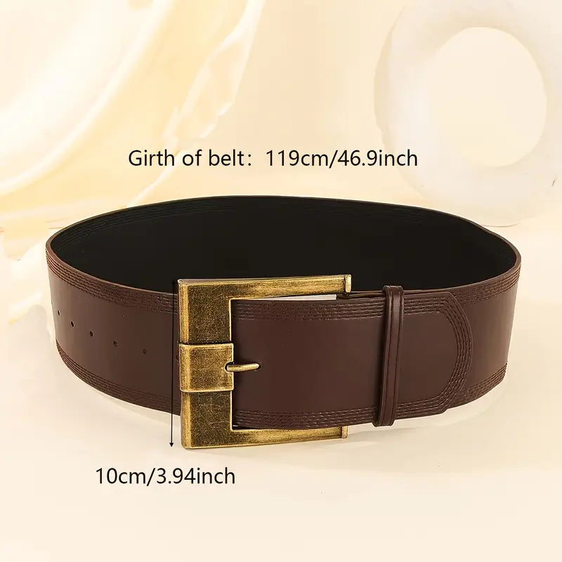 Genuine leather women leather waist belt
