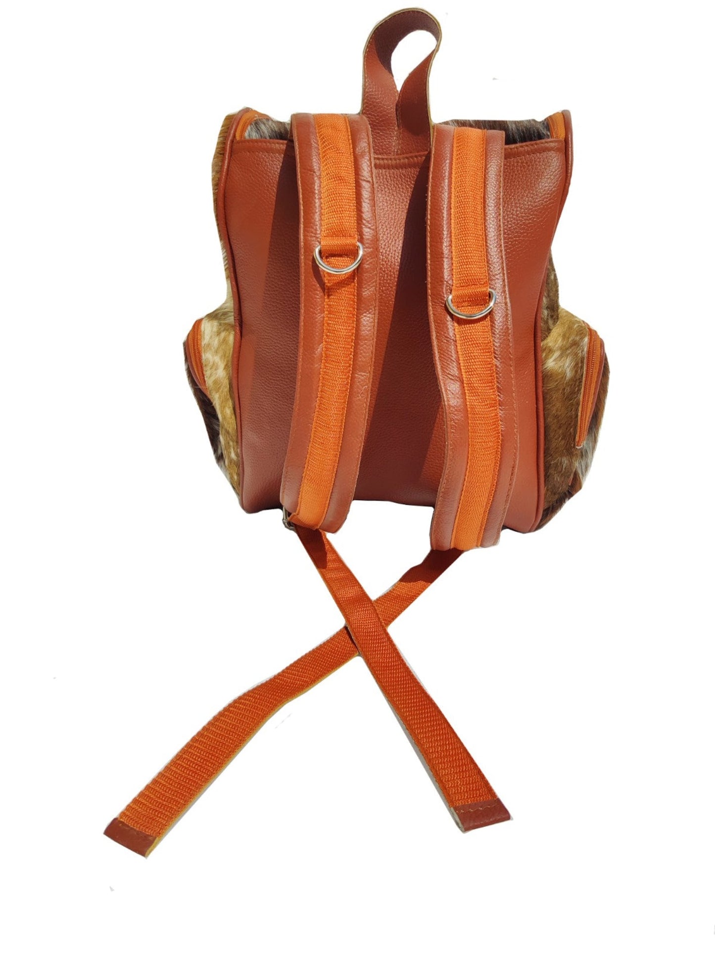 Cowhide Book Backpack