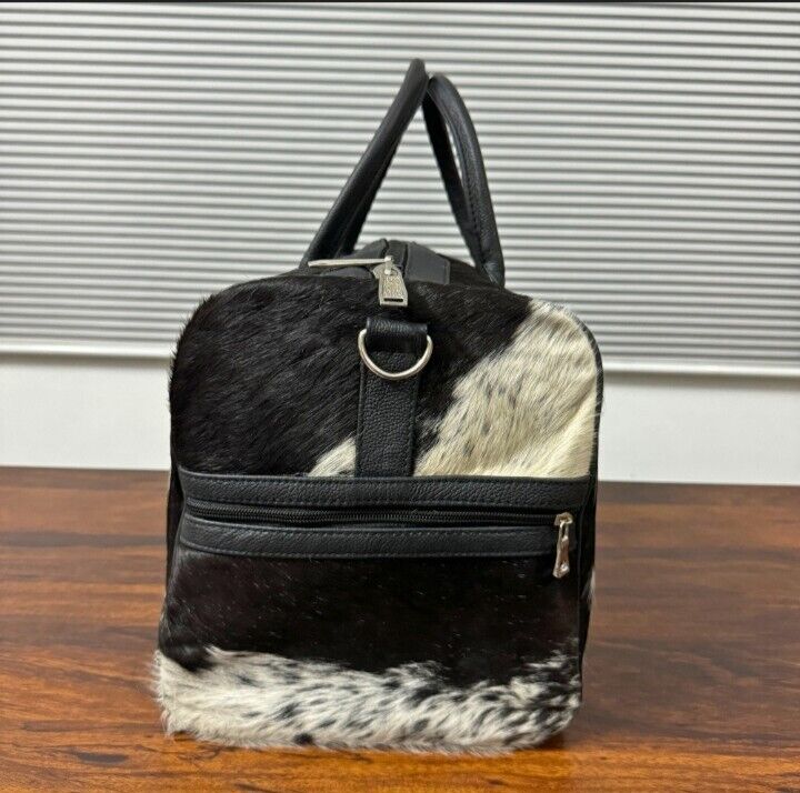 Natural Cow Hide Leather Duffle Bag