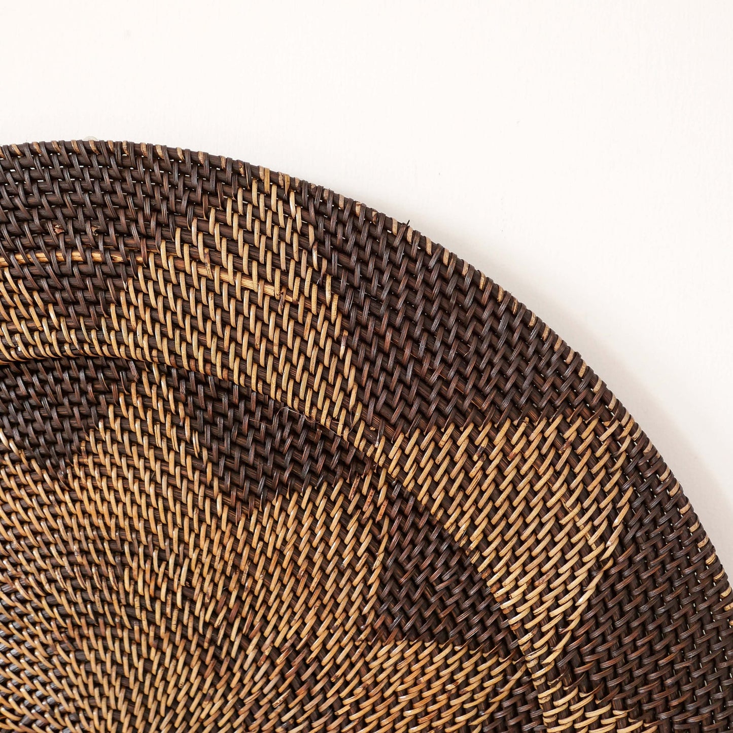 Large Seagrass Wall Decor Plate Hanging