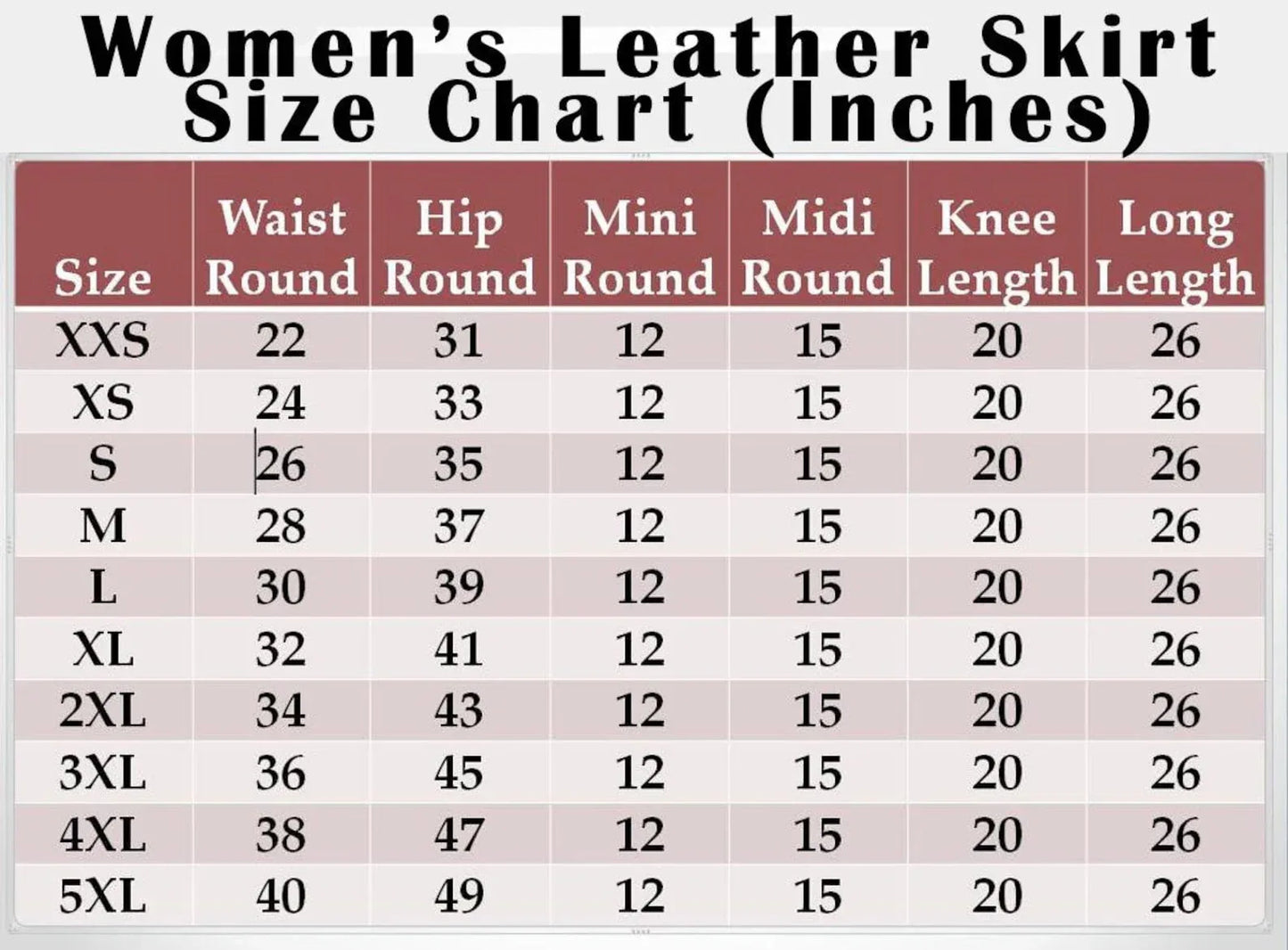 Green Real Leather Knee Length Skirt