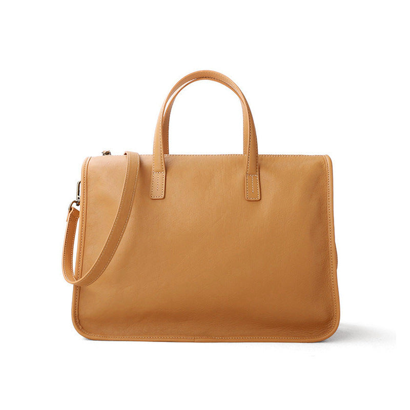 Women Leather Messenger Bag Briefcase Handbag