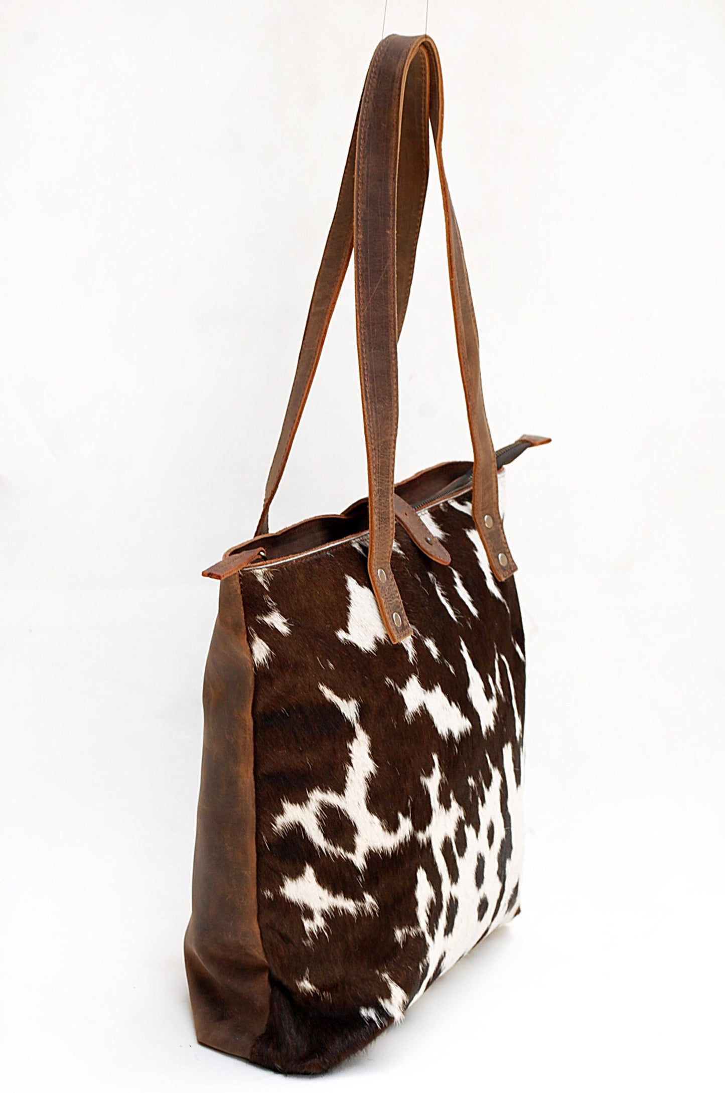 Large Natural Cowhide Ladies Tote Bag