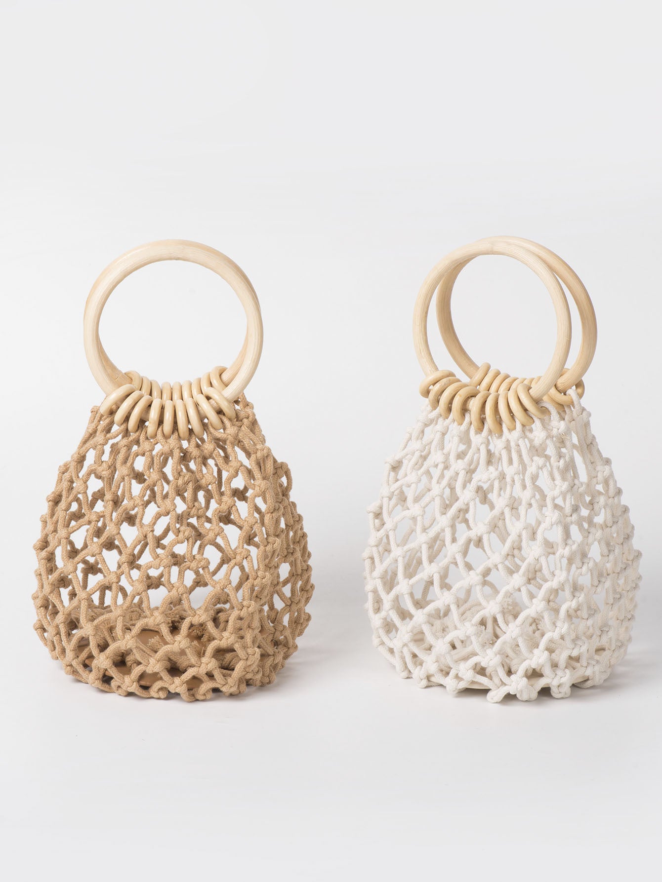 summer woven crochet handbag
