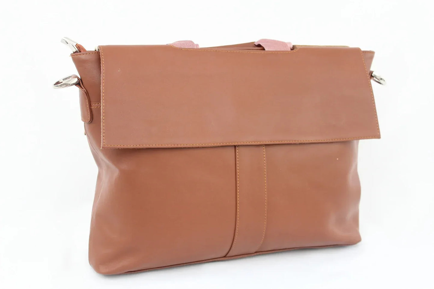 Cowhide Hair On Laptop Messenger Bag