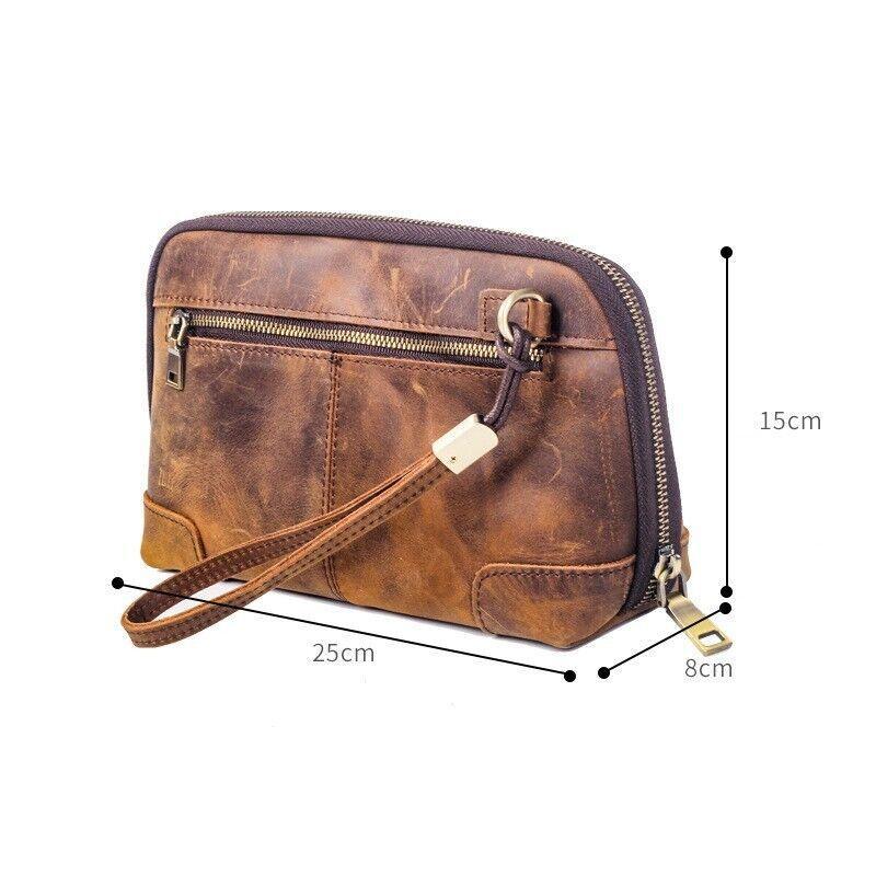 Crazy Horse Leather Pipe Bag