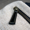 Real Leather And Jute Backpack