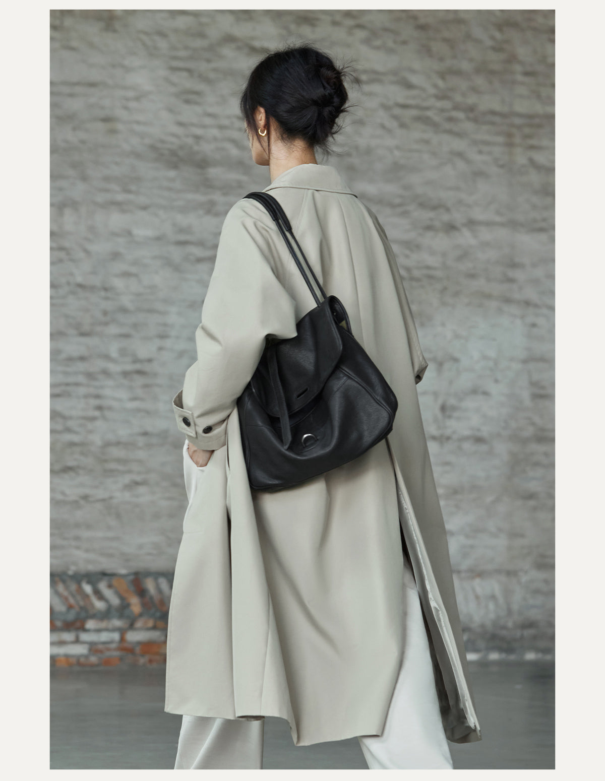 Women Real Leather Retro Shoulder Bag