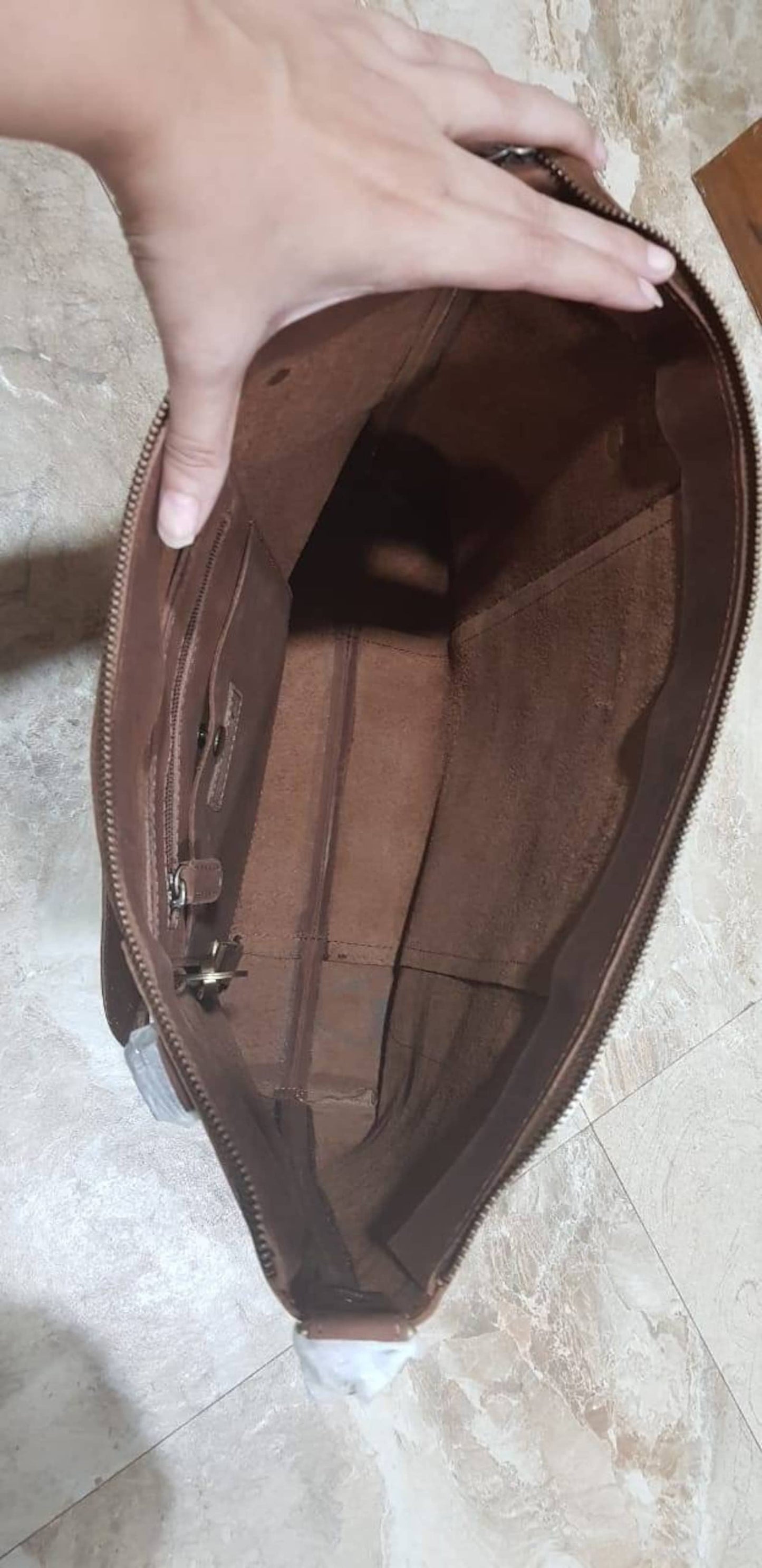 Genuine leather tote bags for women