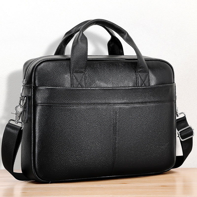 Genuine Leather Business Office Bag for Men