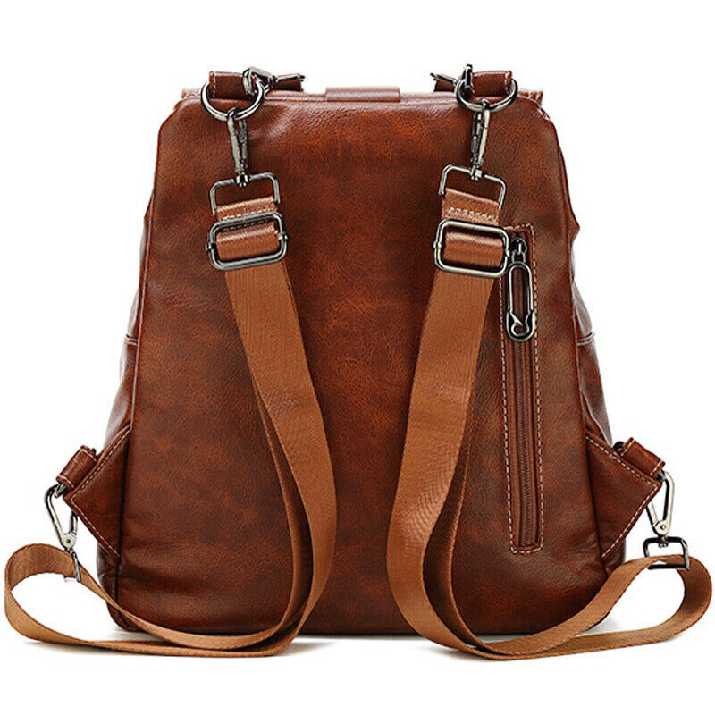Genuine leather backpack for women