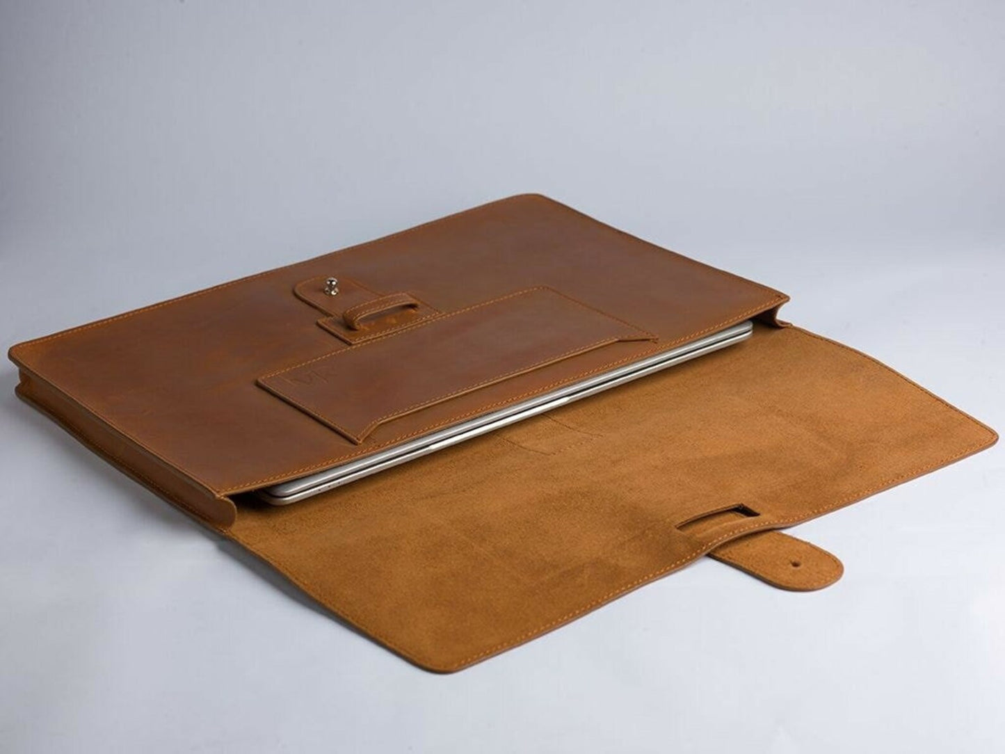 Real Genuine Leather Envelope Case Cover For Laptop
