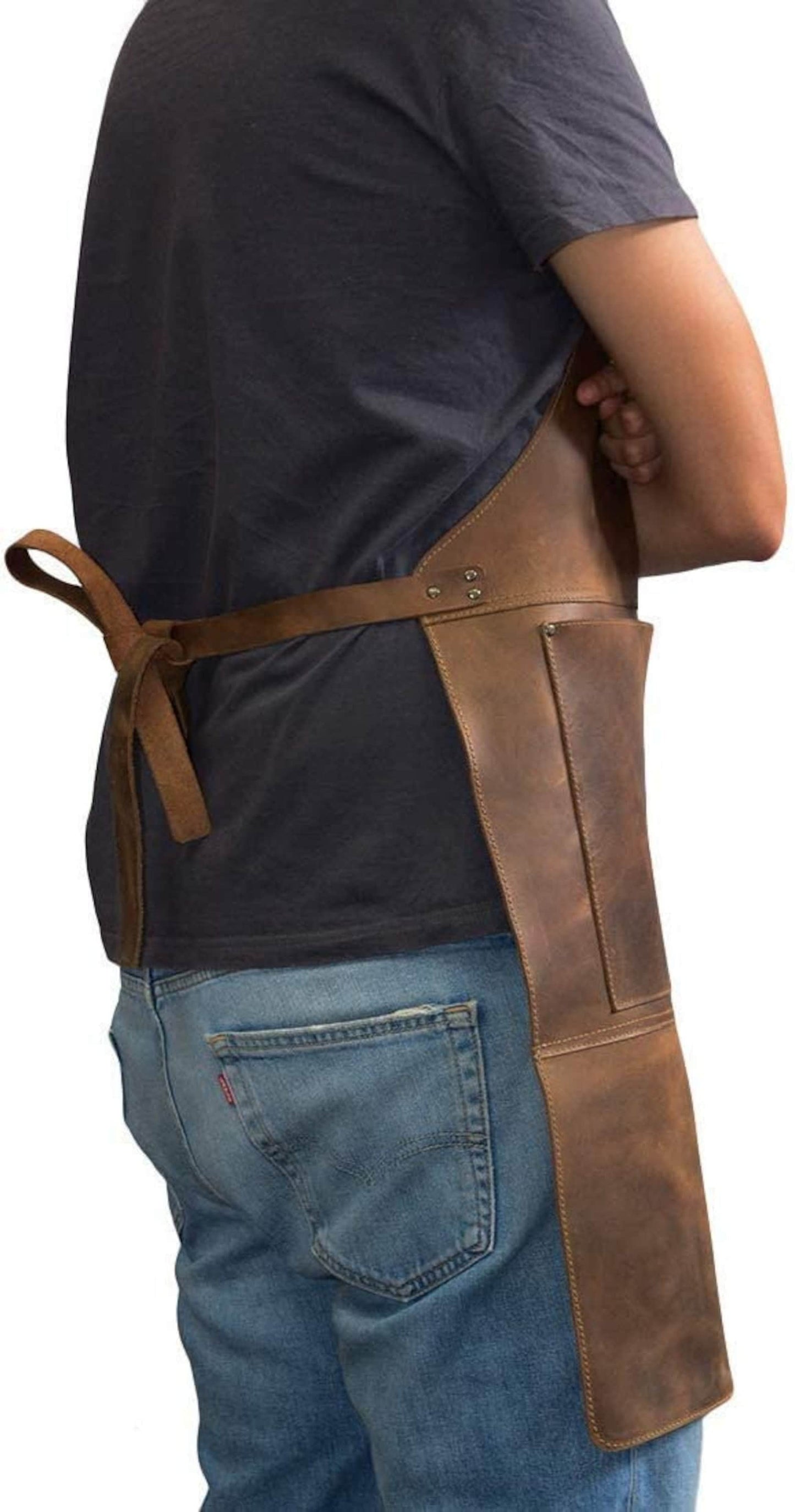 Genuine Leather Butcher kitchen Apron