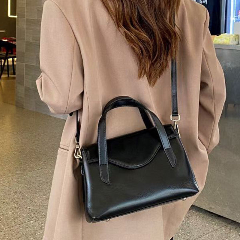 Genuine Leather Shoulder Handbag Crossbody