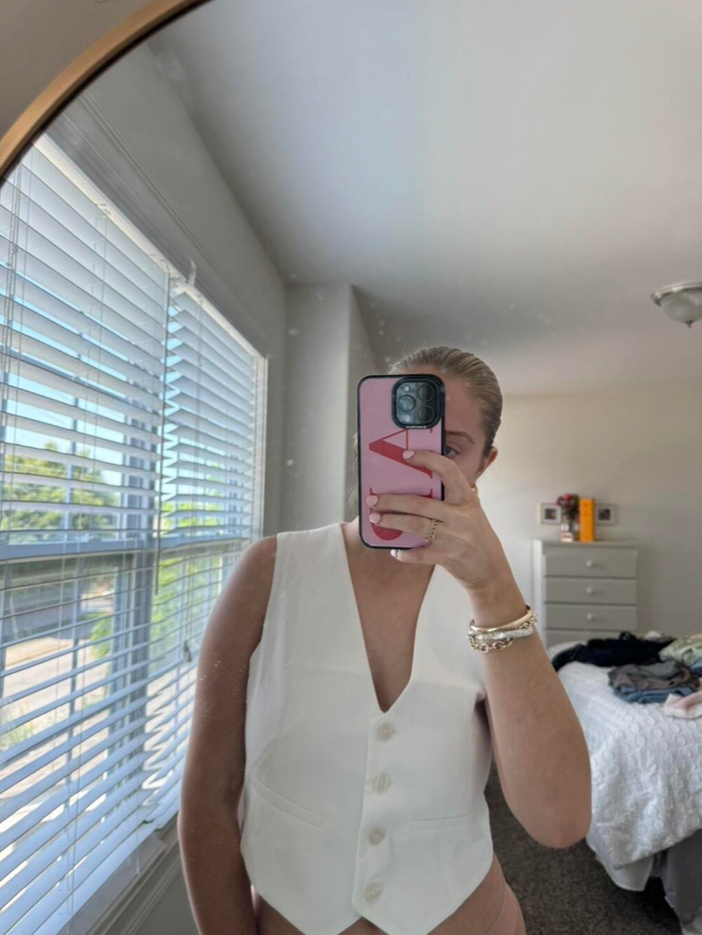 Women's Causal Vest Sleeveless Office Four Buttons