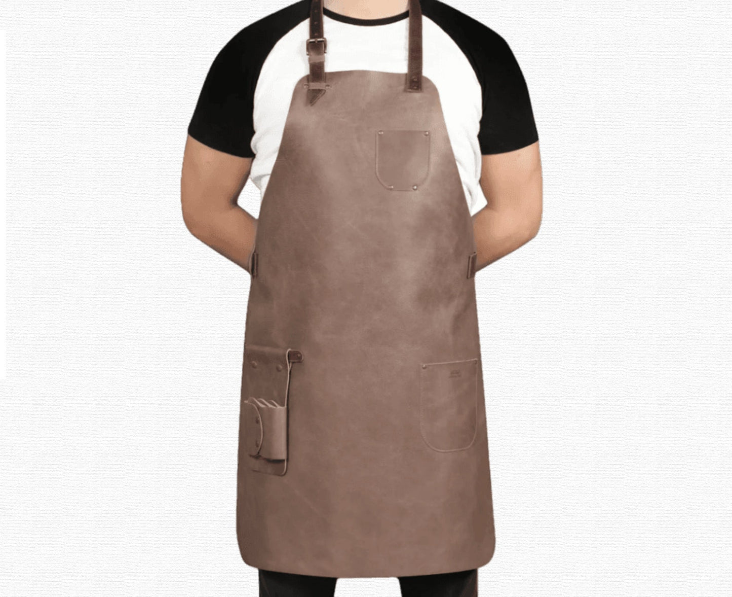 Handmade Unisex woodworking Leather Apron