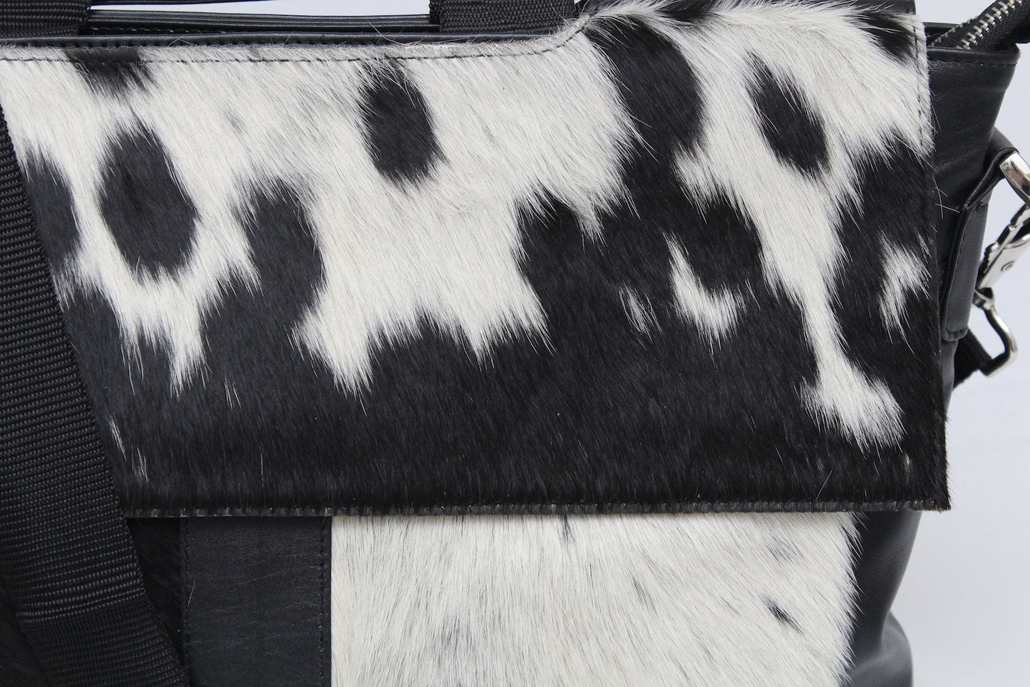 Natural Real Cowhide Laptop Messenger Bag