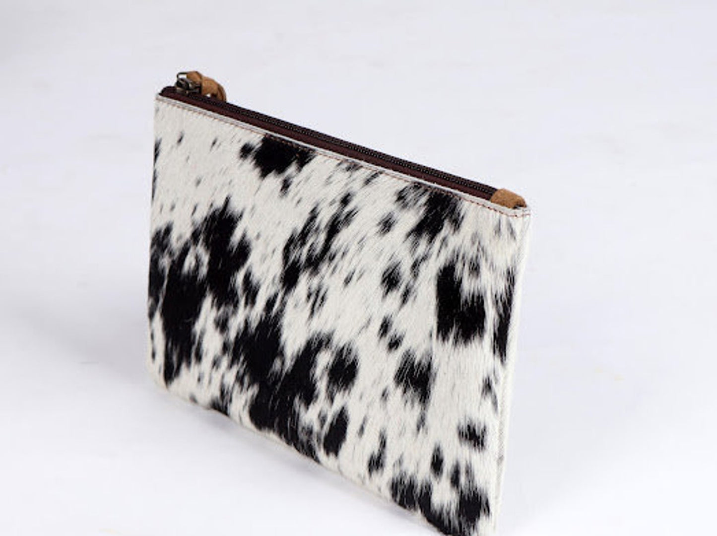 Handmade Ladies Wallet Clutch Purse Cowhide Clutches With Tassel