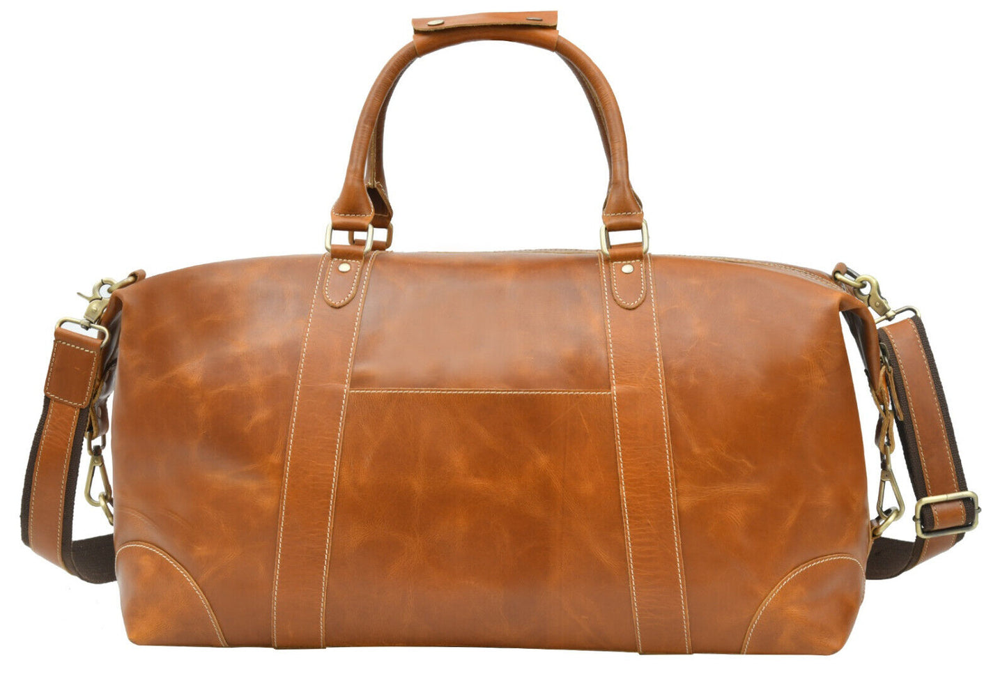 Large Genuine leather duffle bag