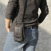 Men Shoulder Genuine Leather Bag Small Cross body