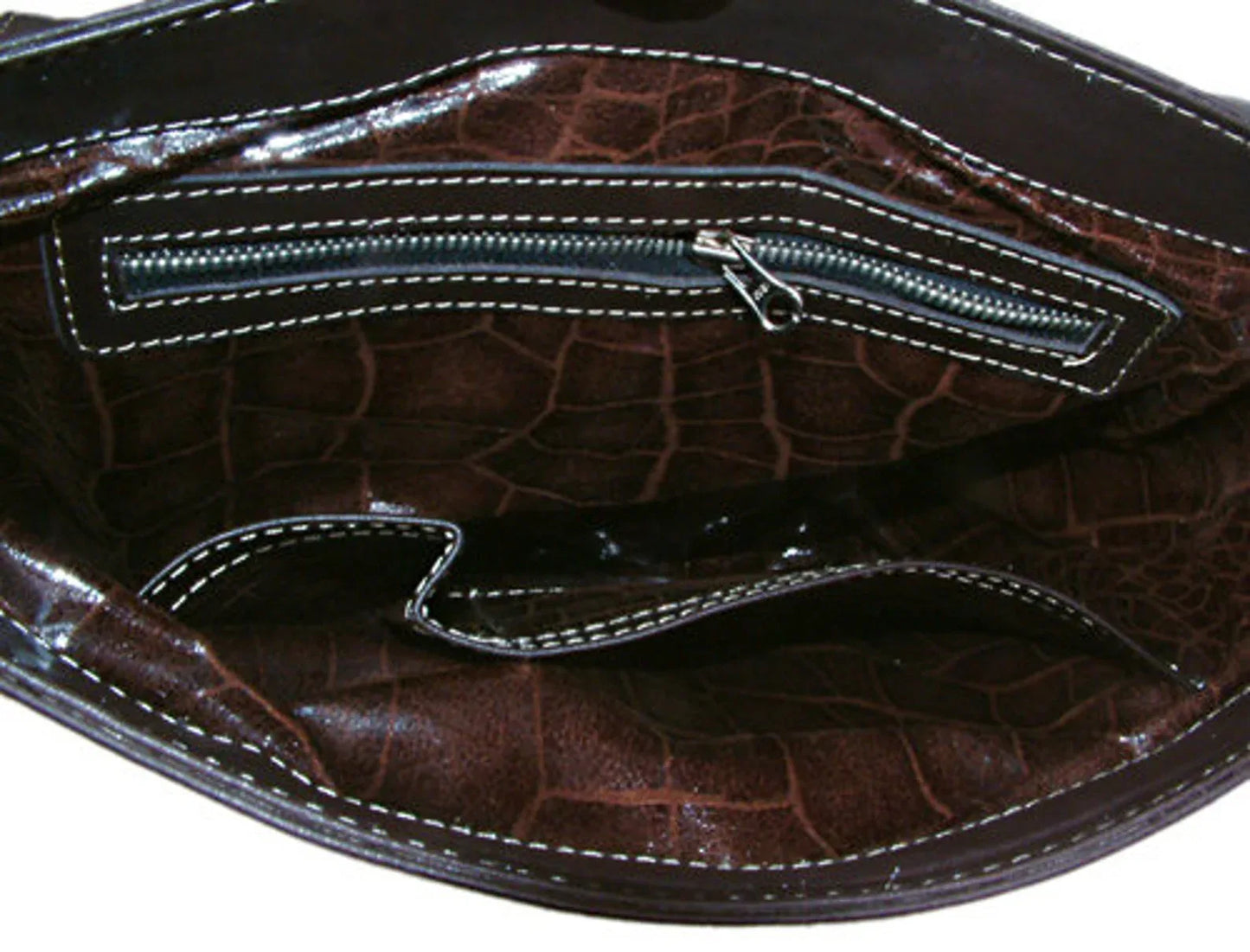 Real Natural Cowhide Crossbody Purse