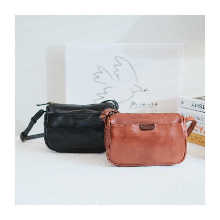 women leather pillow bag crossbody purse