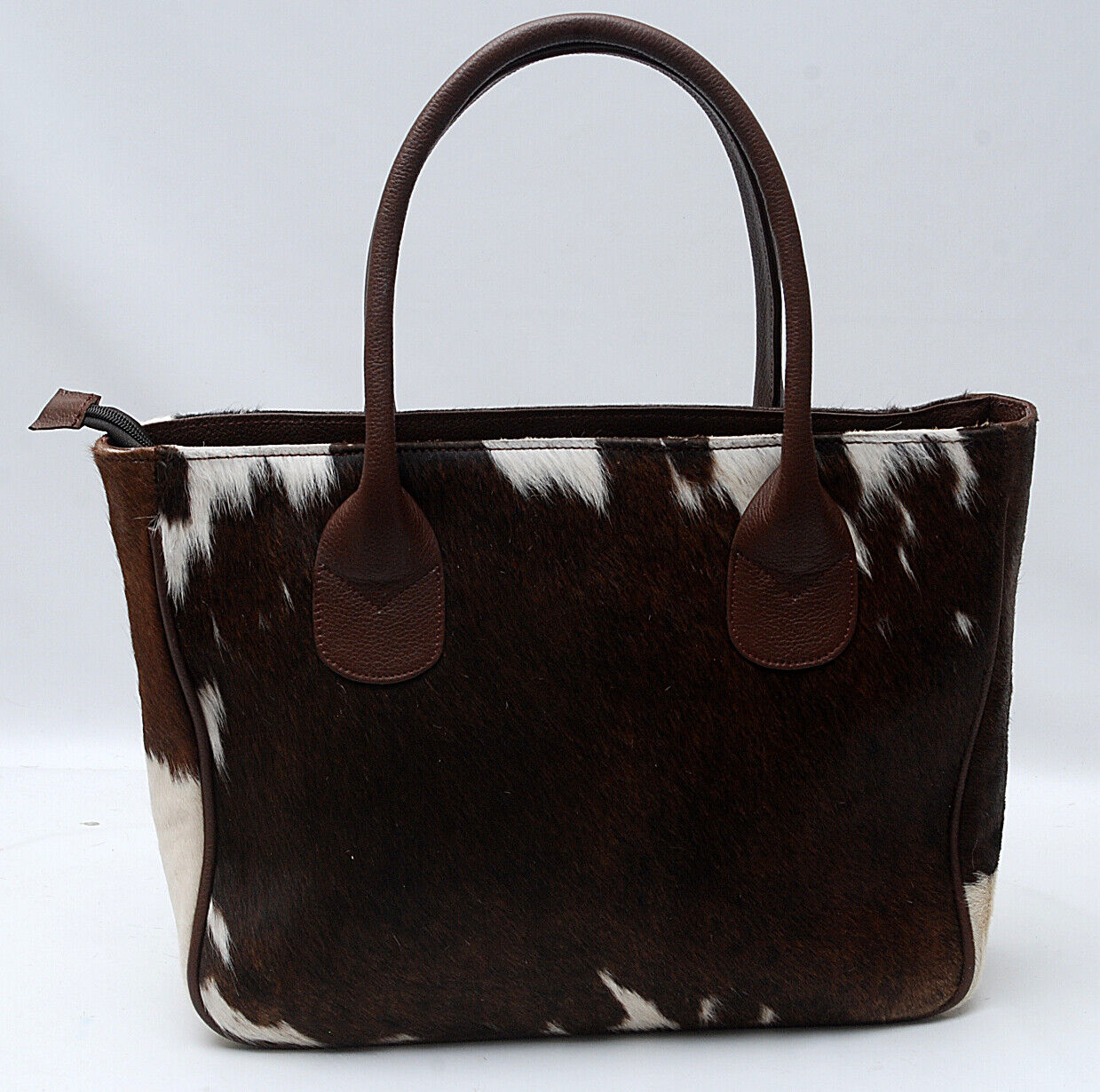 Cowhide Hair Purse Dark Tricolor