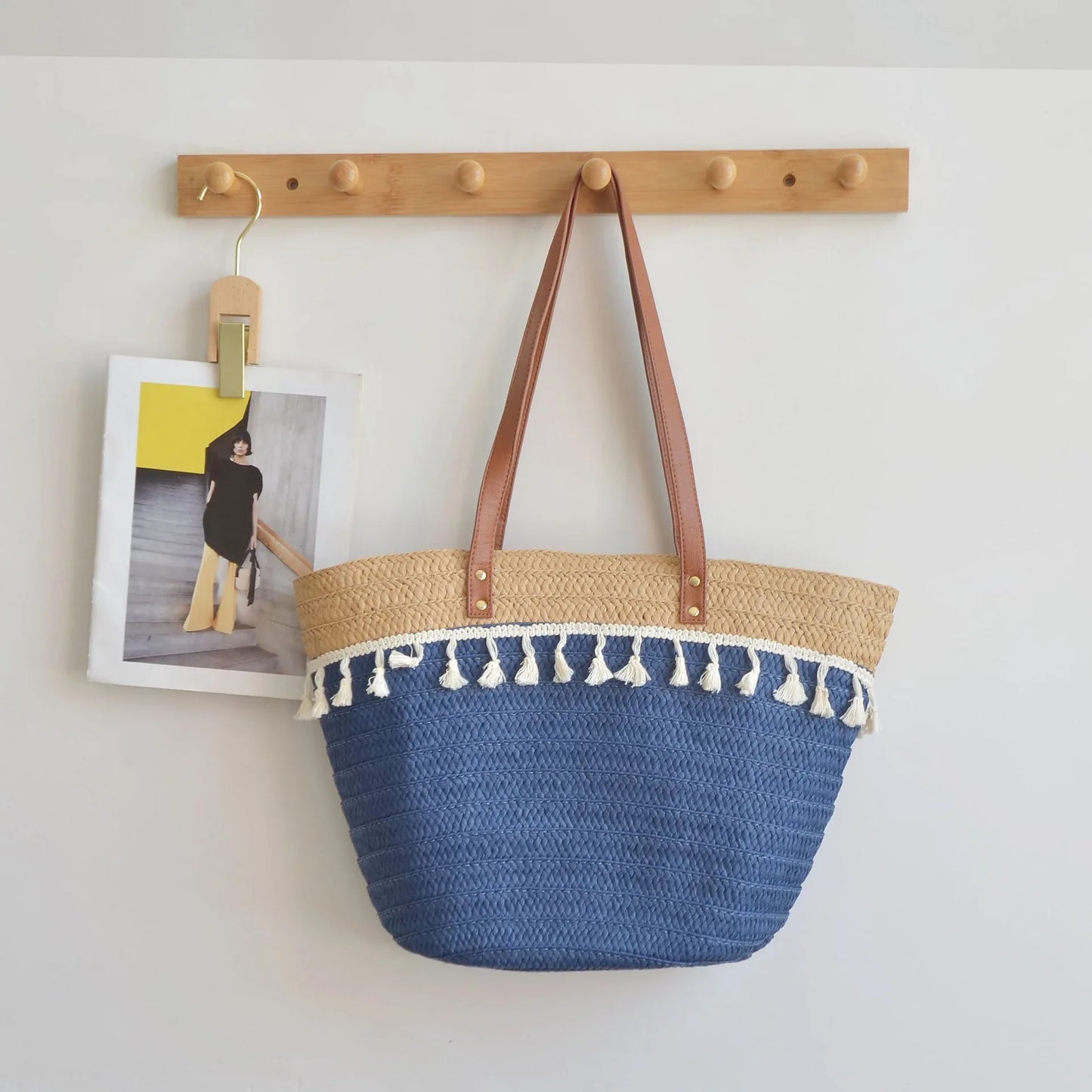 Large Straw Tote for Summers