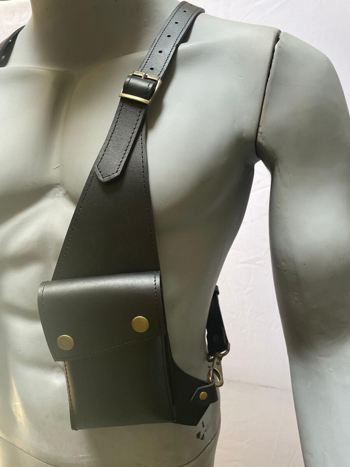 Leather Shoulder Festival Holster Bag