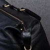 Large Real Leather Duffle Weekender Bag
