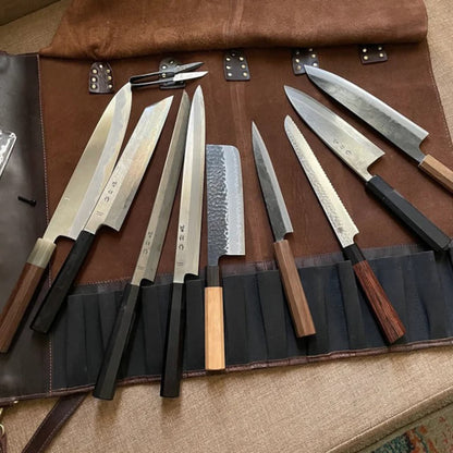Genuine Leather Chef Knife Case
