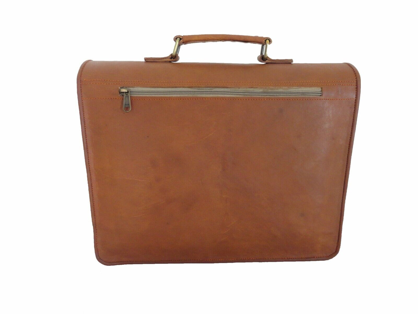 Vintage leather Laptop Messenger Bag
