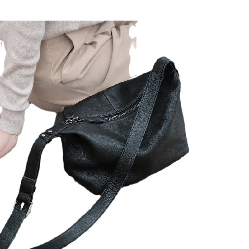 real leather handbag crossbody bag