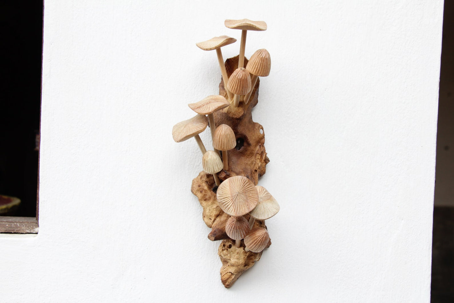Wooden Mushroom Wall Decoration