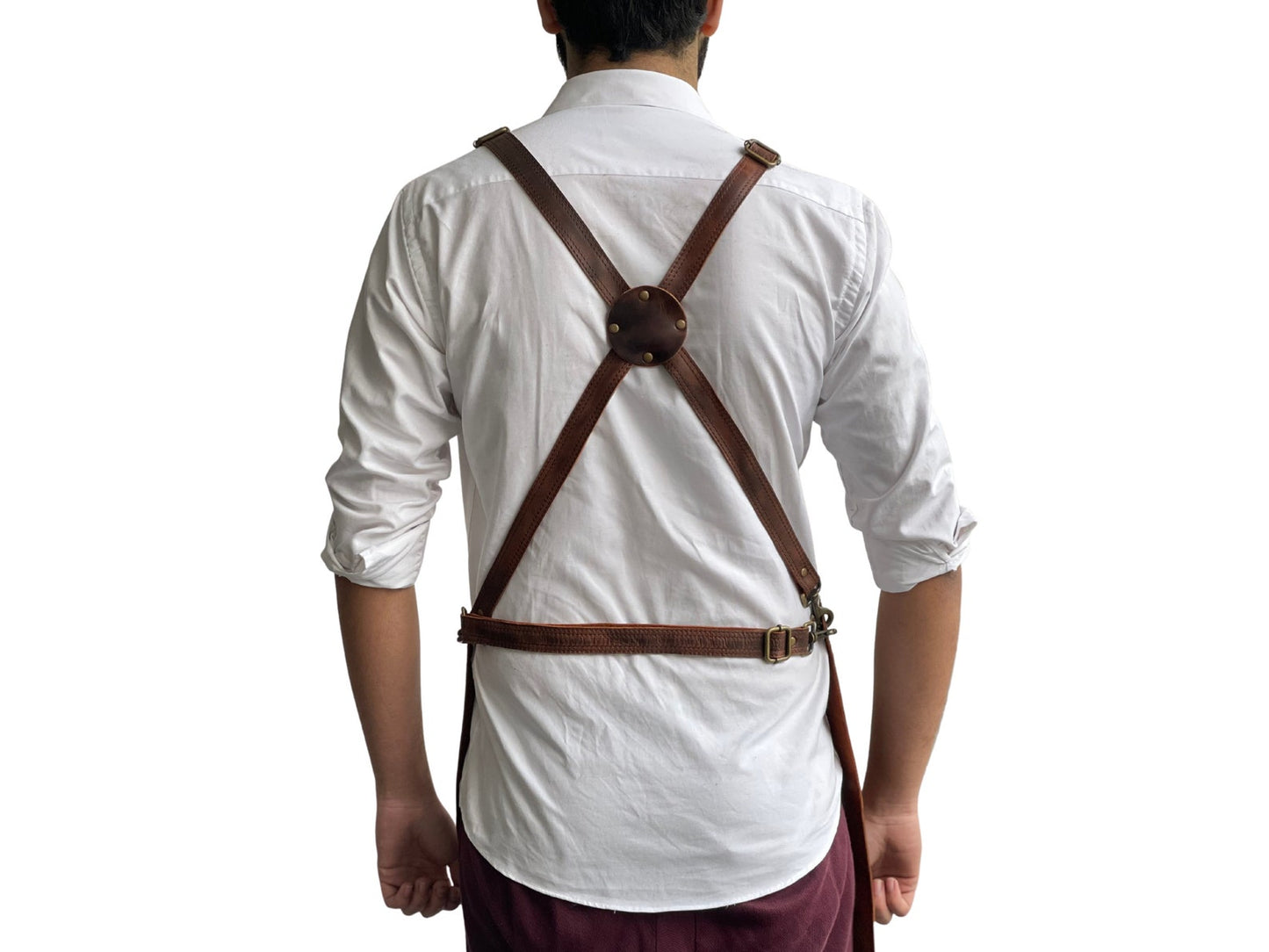Leather Apron with 12 Tool Pockets