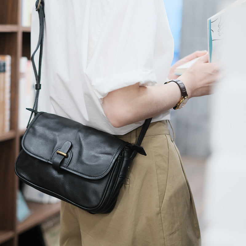 genuine leather women crossbody sling bag
