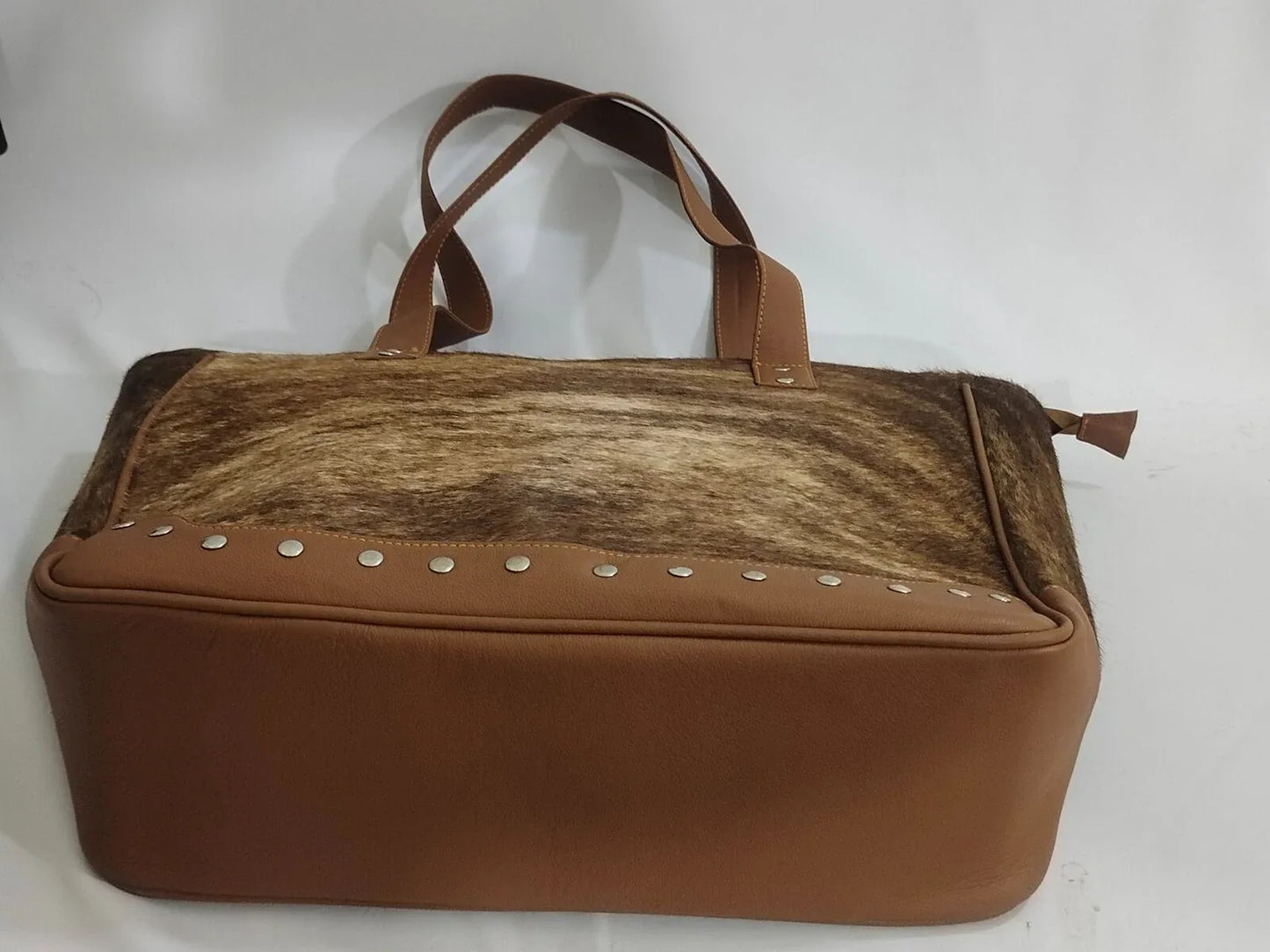 Large Brindle Cowhide Tote