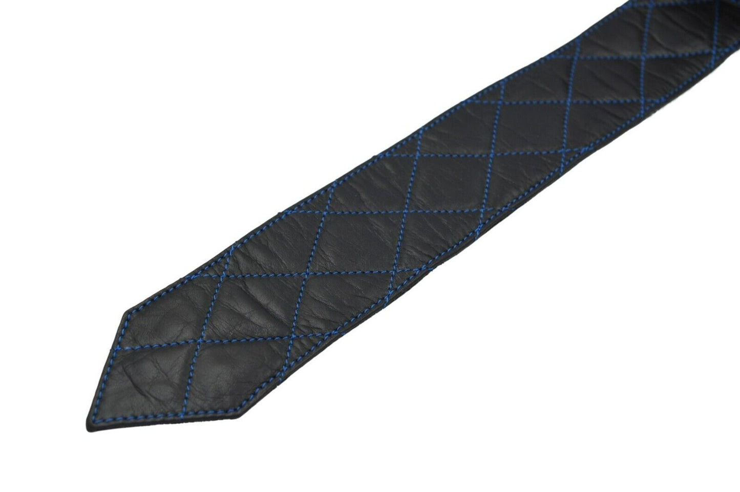 Genuine Leather Quilted Tie
