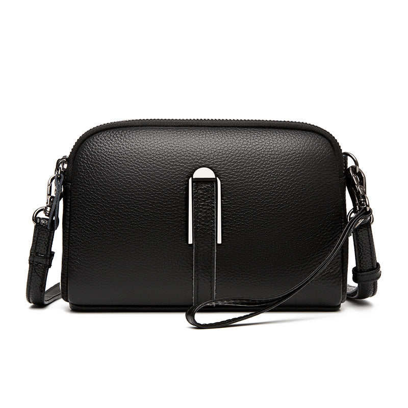 Genuine Leather Mini Crossbody Bag for Women
