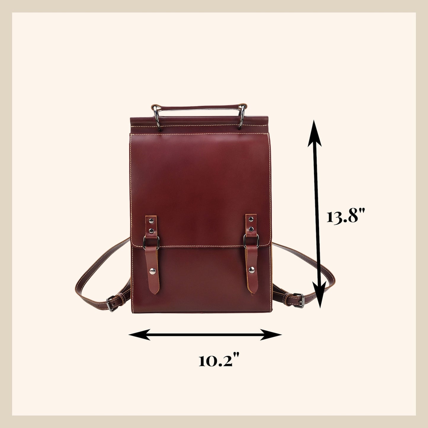 Real Leather Professional Backpack