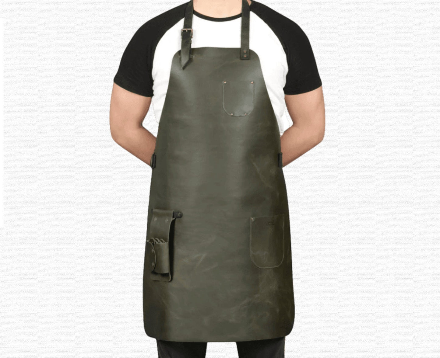 Handmade Unisex woodworking Leather Apron
