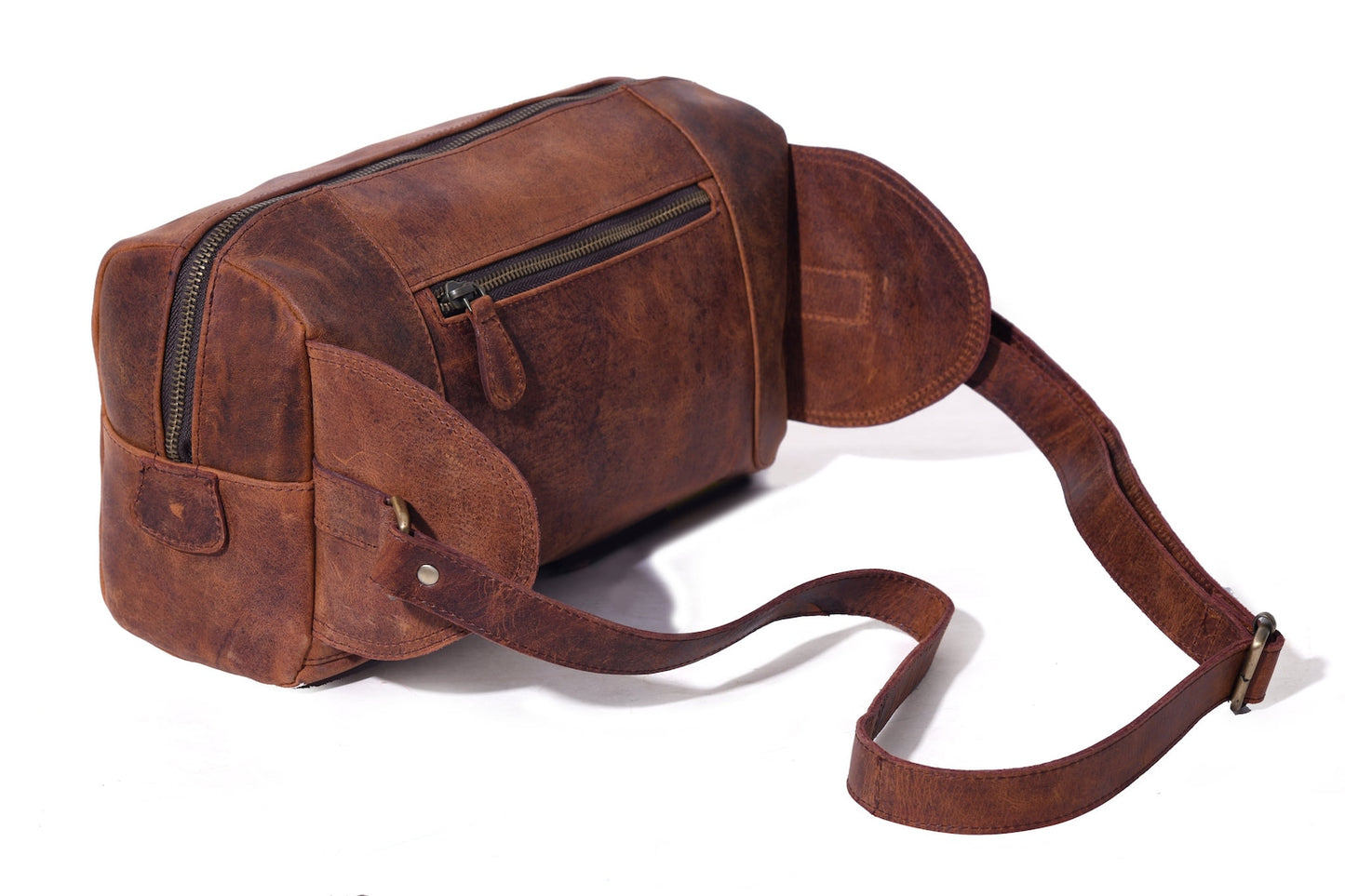Handmade Leather Crossbody Sling Bag