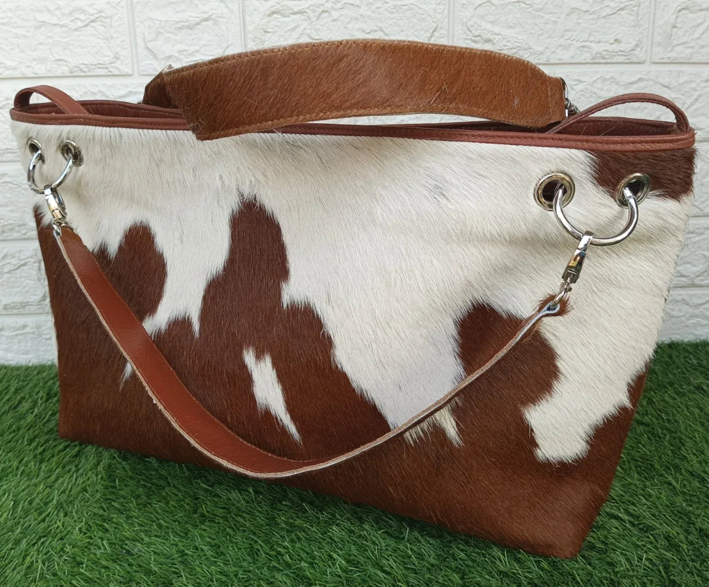 Exotic Real Cowhide Purse