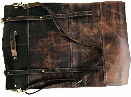 Leather Kitchen knife roll storage Bag