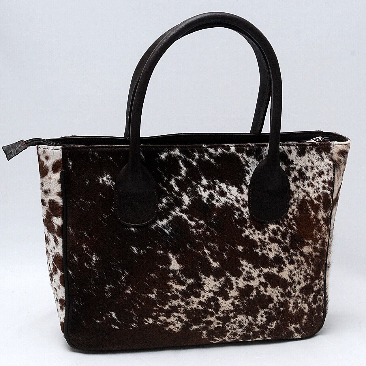Large Hair On Hide Shoulder Bag Tricolor