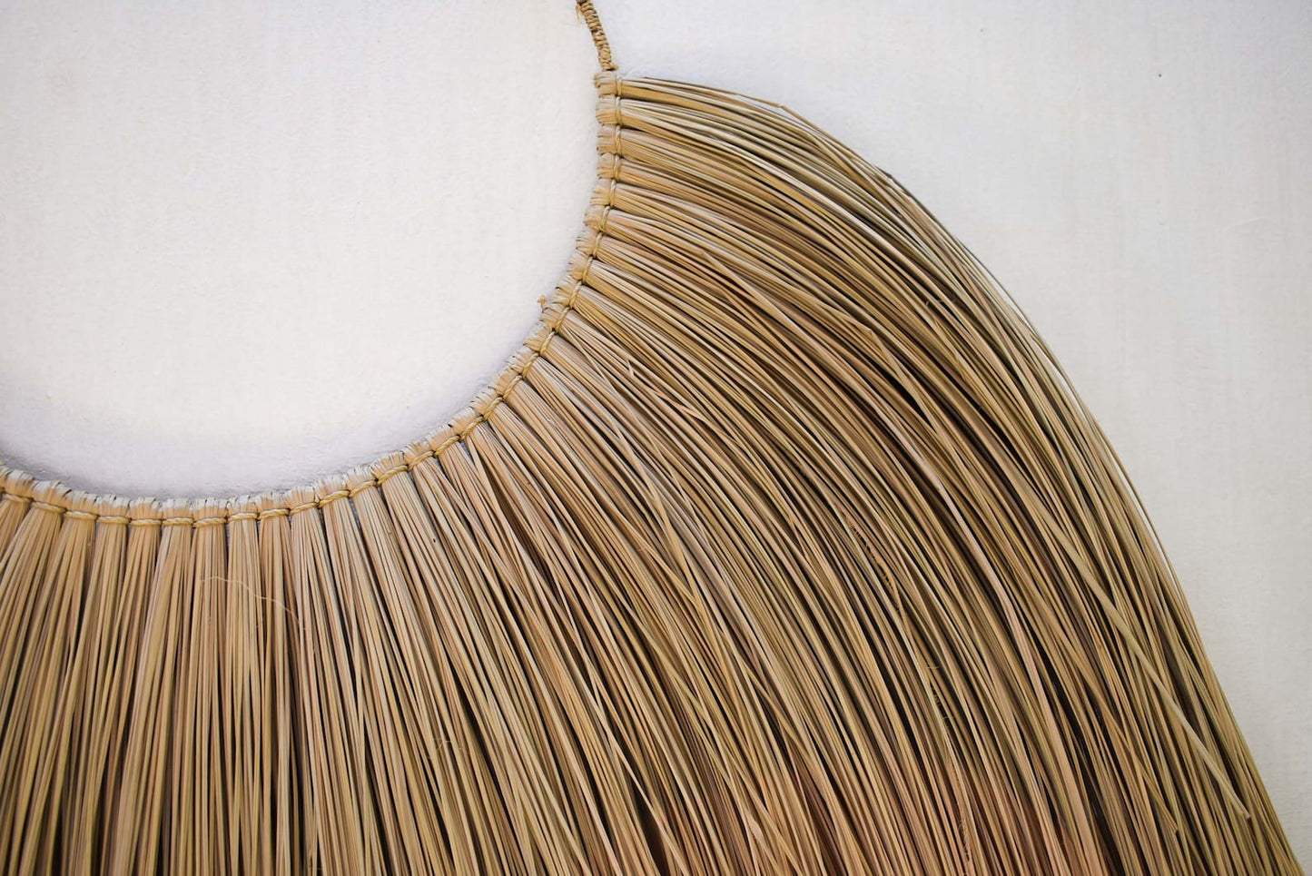 Raffia wall hanging Seagrass Wall Decor With Knots